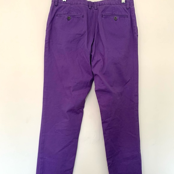Purple Cotton Etro Pants - Picture 2 of 4